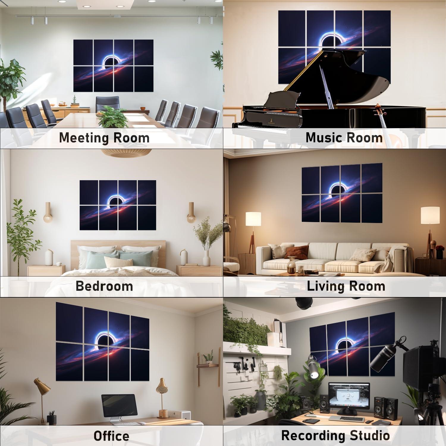 Paneles Acústicos FurnoFlexArt 121.92x81.28cm Aislamiento Sonoro