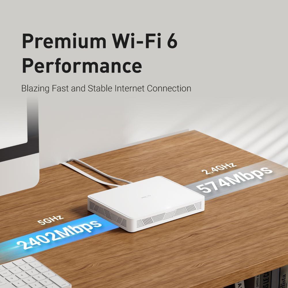 Enrutador WiFi 6 GL.iNet GL-B3000 Mármol Doble Banda