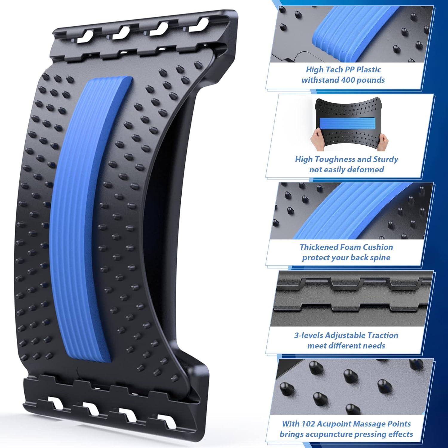 Estirador de Espalda MINOLL Ajustable 3 Niveles Alivio Dolor