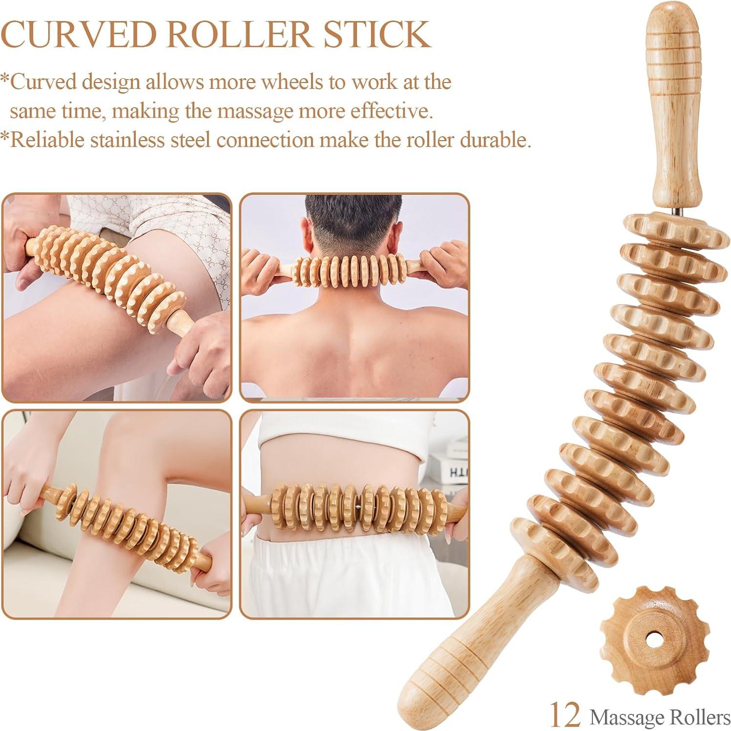 Kit 3 Herramientas de Masaje Dukucr para Drenaje Linfático