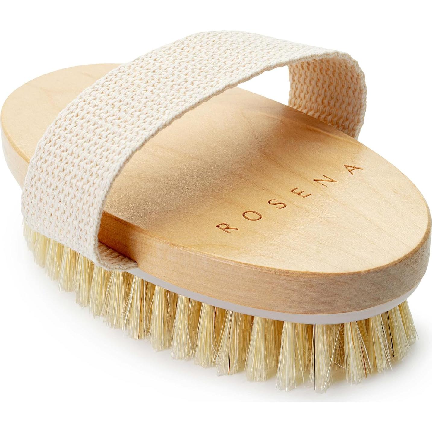 Cepillo Corporal Rosena Ovalado Exfoliante de Jabalí