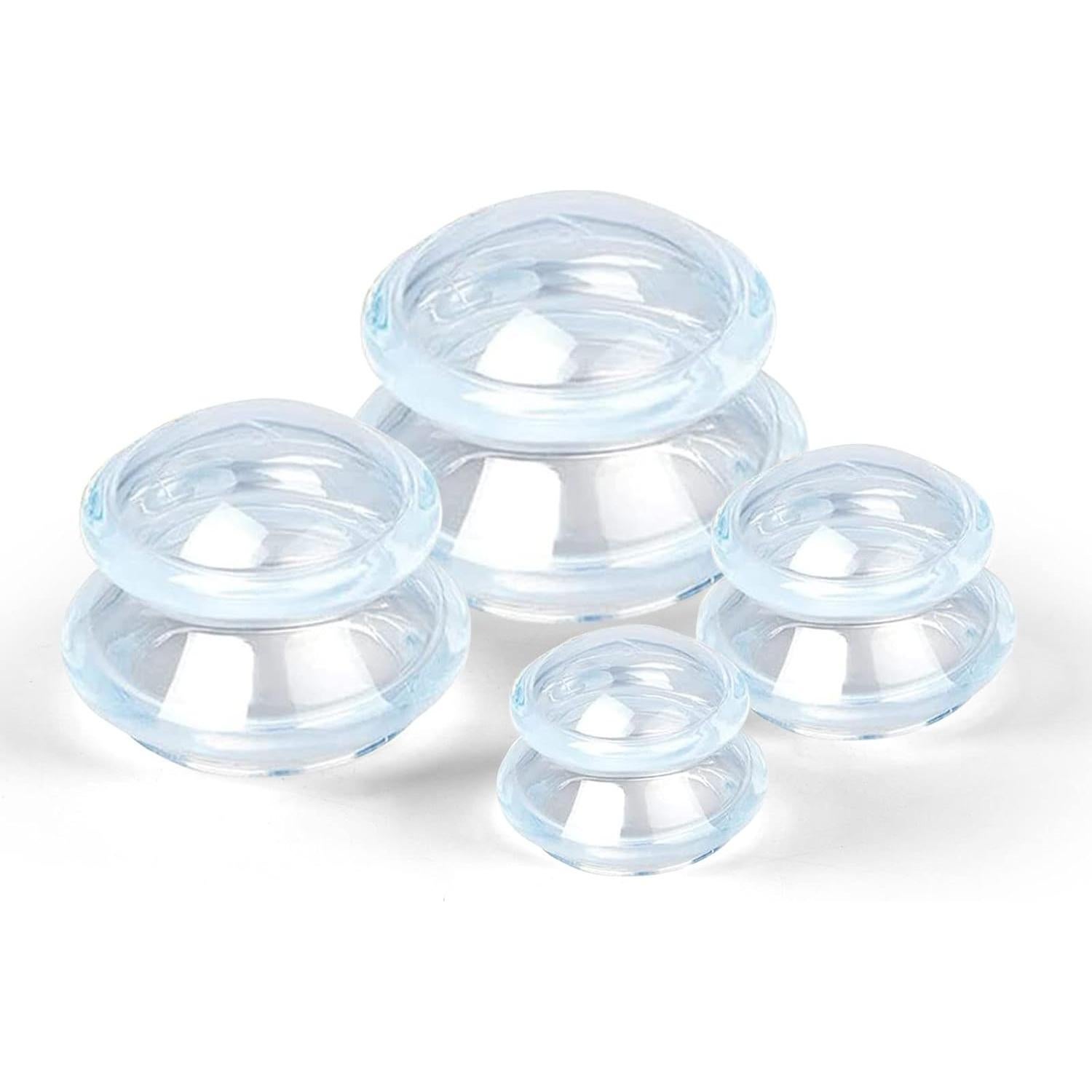 Juego de Ventosas de Silicona H-BDAY para Masaje y Celulitis