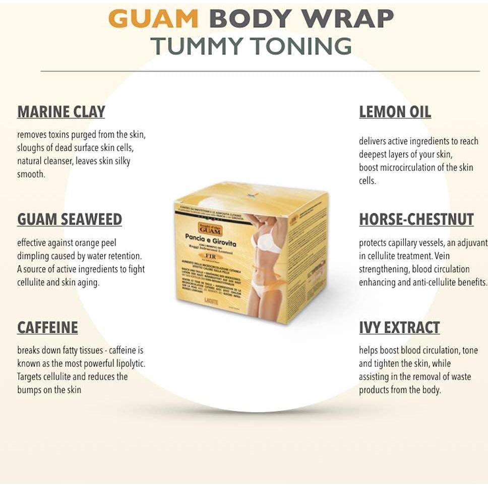 Envoltura Anticelulitis Guam para Abdomen 0.91 kg