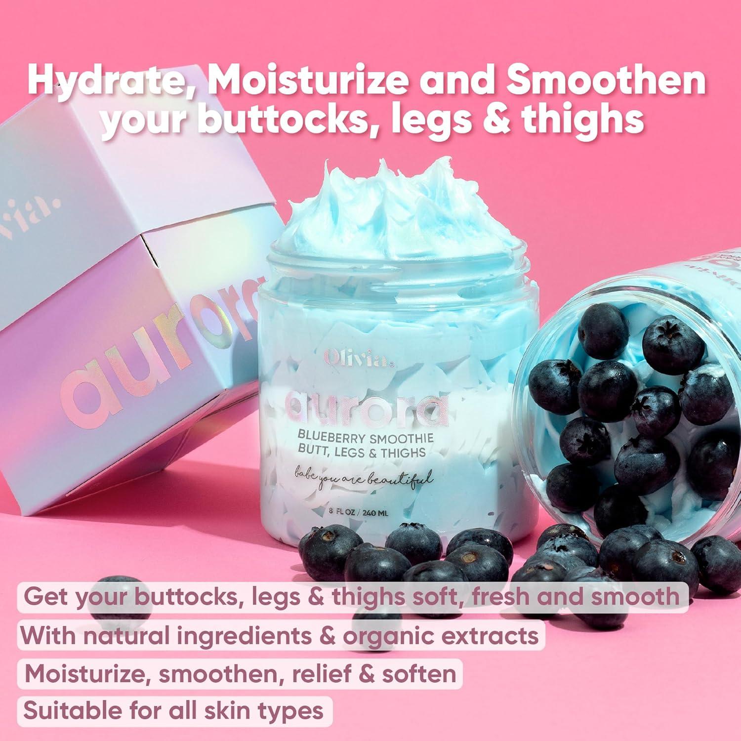 Crema Nutritiva Olivia Beauty para Glúteos y Muslos 240ml