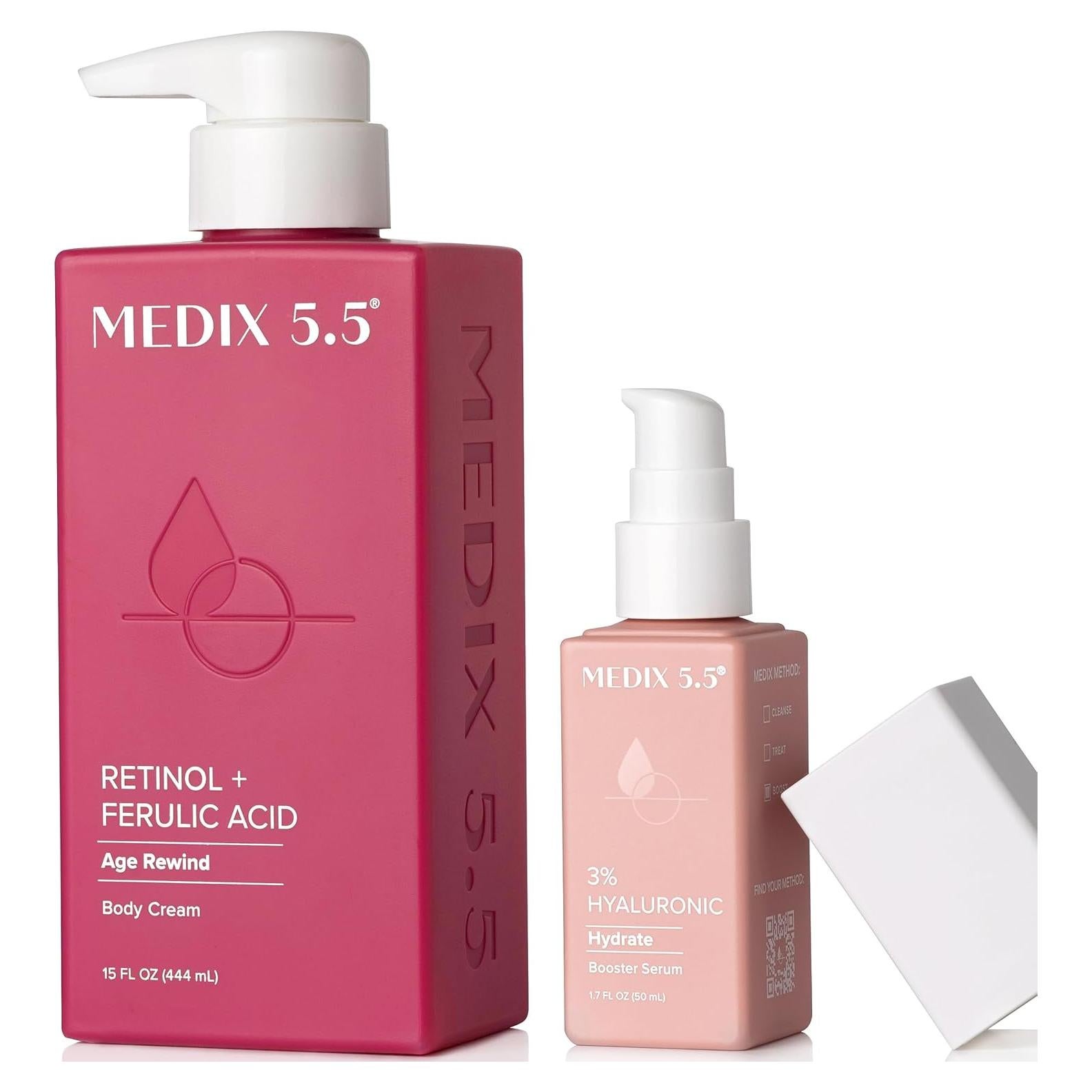 Set Medix 5.5 Crema Retinol + Suero Ácido Hialurónico 3%