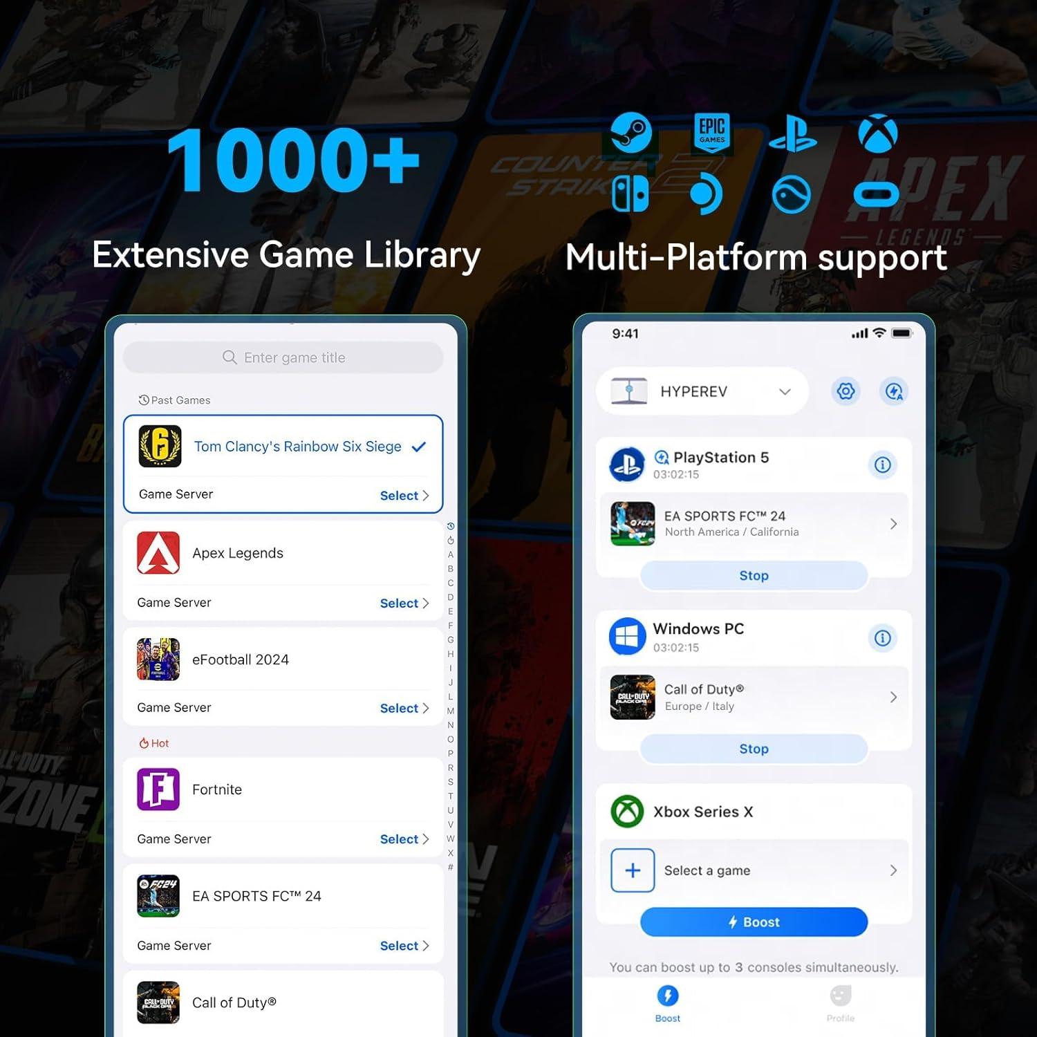 Router de Juegos HYPEREV NIT-GU-07-HR 2402Mbps WiFi 5GHz/2.4GHz