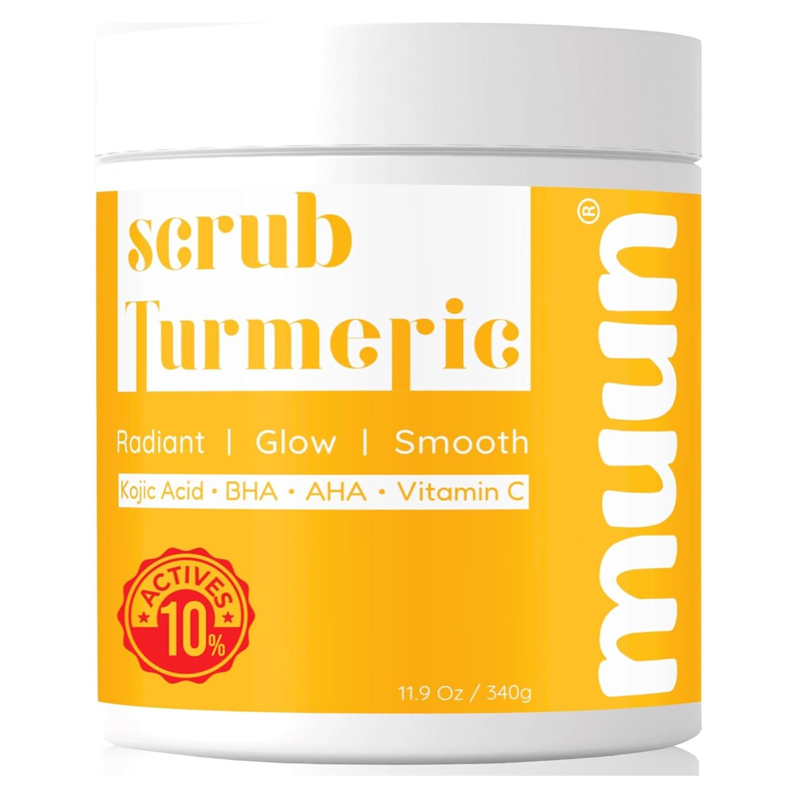 Exfoliante Corporal Muun con Cúrcuma y Ácido Kójico 340g