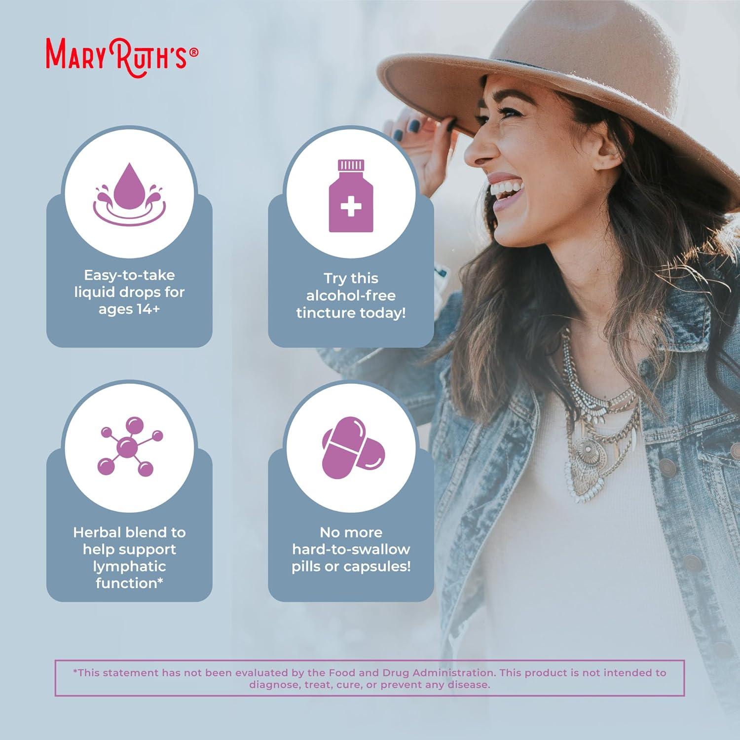 Gotas Linfáticas Orgánicas MaryRuth's 30ml - Soporte Inmunológico