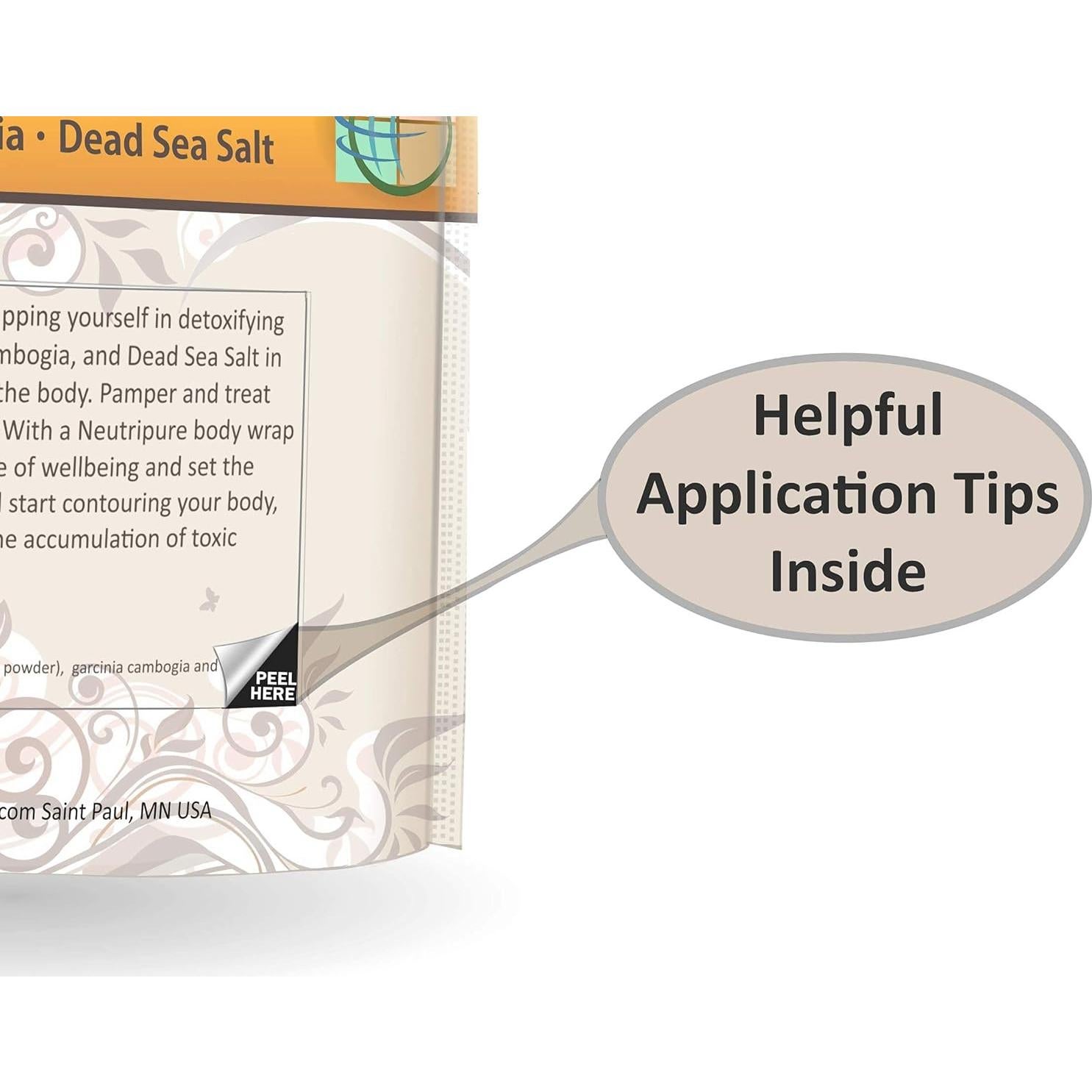 Neutripure Body Wrap DIY 20x10 cm Tratamiento Spa