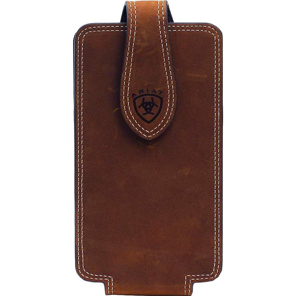 Funda de Teléfono Celular ARIAT de Cuero Marrón Unisex