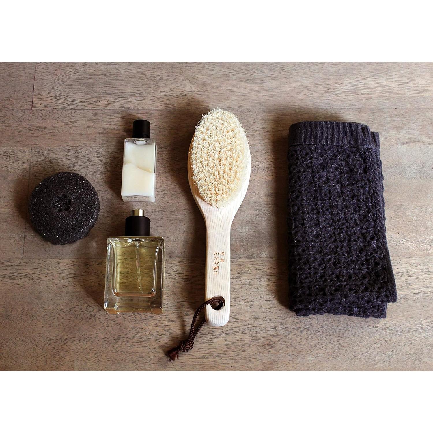 Cepillo Corporal Japonés IPPINKA Exfoliación Suave 24.9 cm