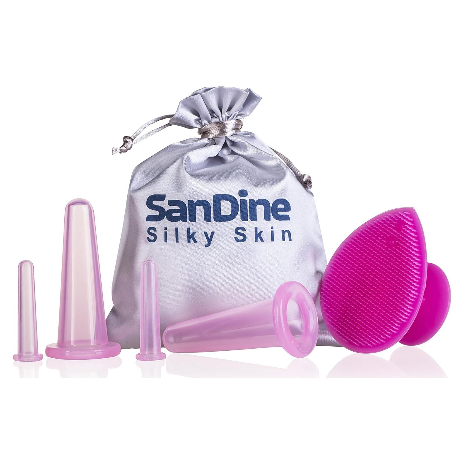 Kit de Ventosas Faciales SanDine - 5 Copas de Silicona