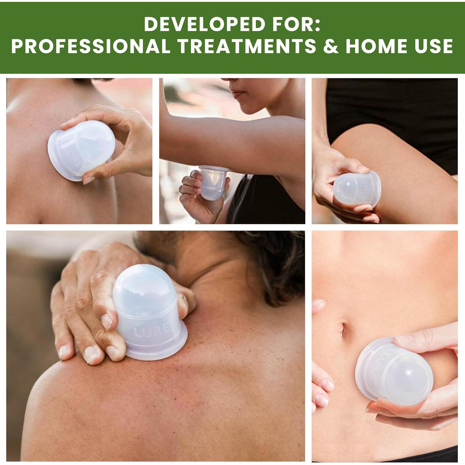 Juego de Ventosas de Silicona Lure ZEN 6 Piezas Masaje