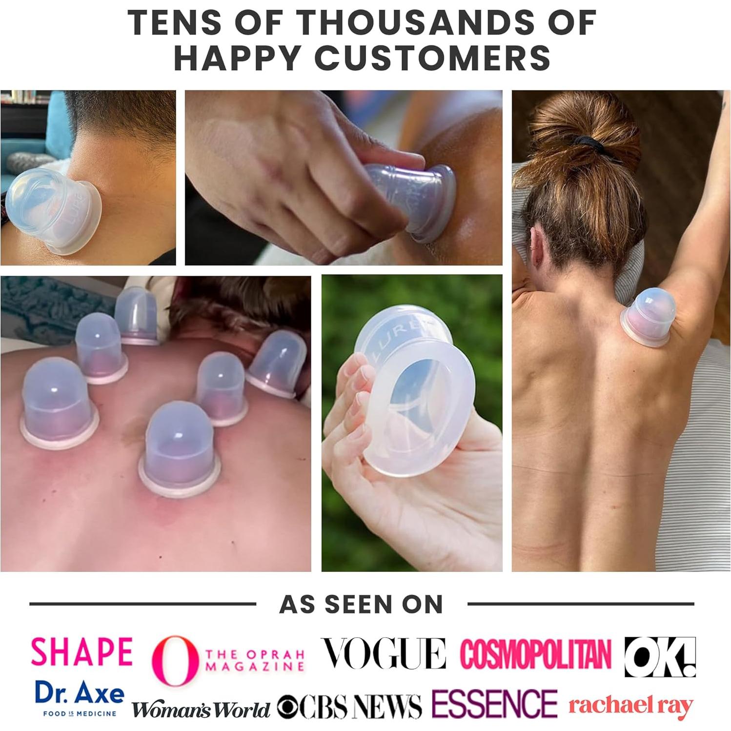 Juego de Ventosas de Silicona Lure ZEN 6 Piezas Masaje