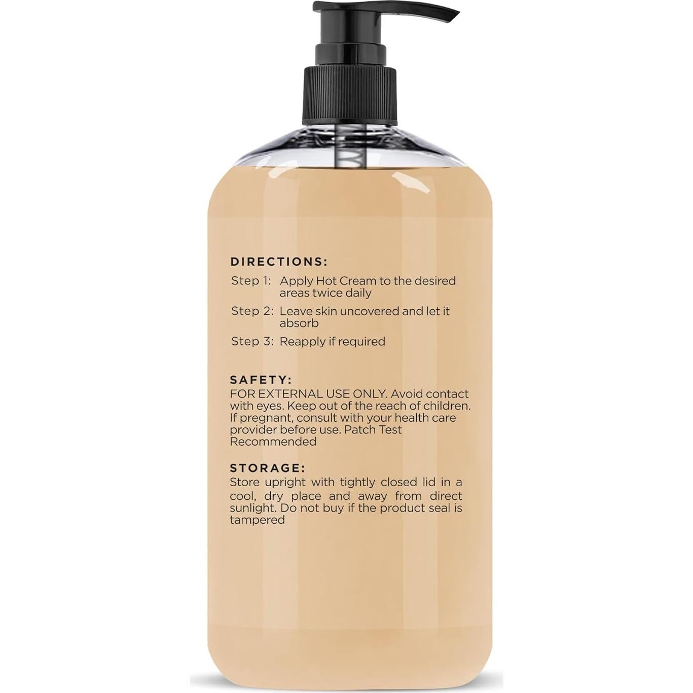 Crema Caliente Majestic Pure 300g Anticelulitis Hidratante