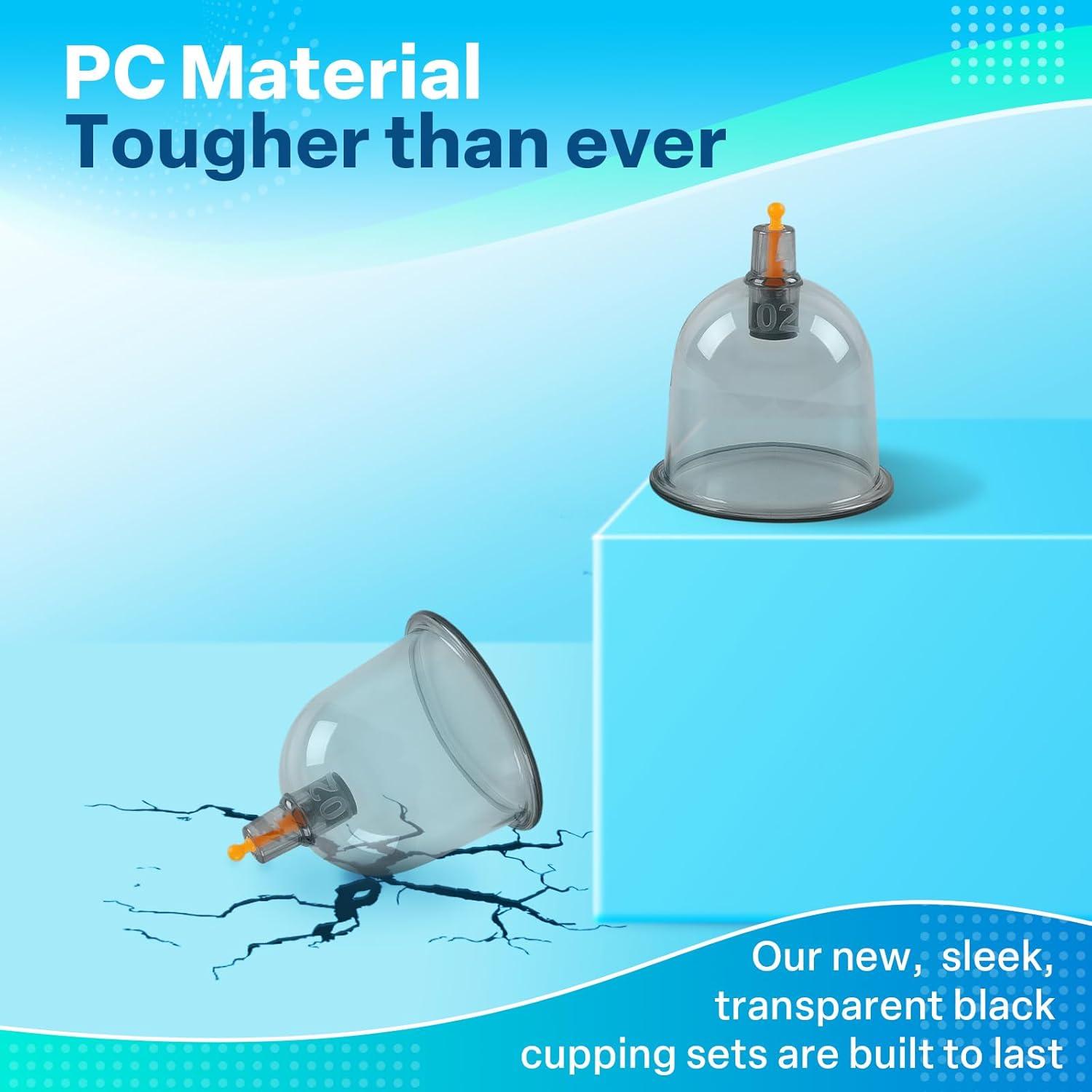 Kit de Ventosas Eambond 32 Copas y Bomba para Masaje