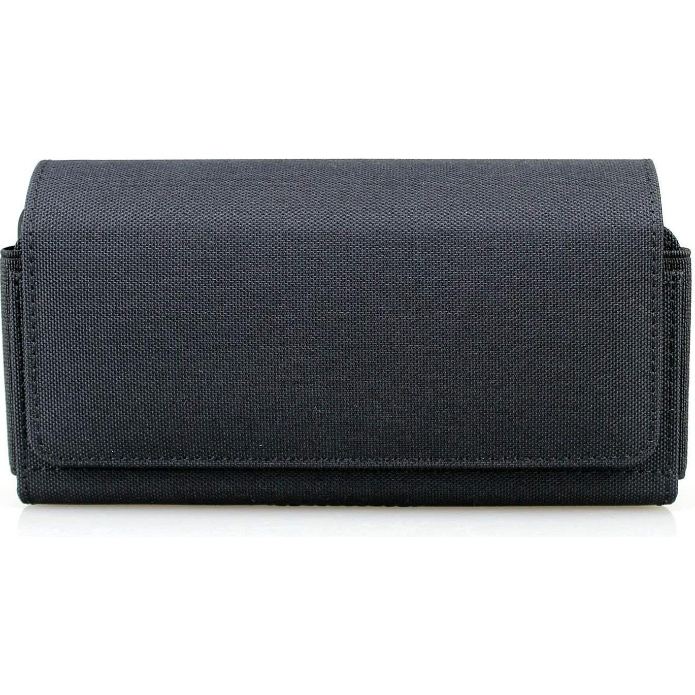 Funda de Cinturón Aubaddy para 2 Teléfonos - Negro