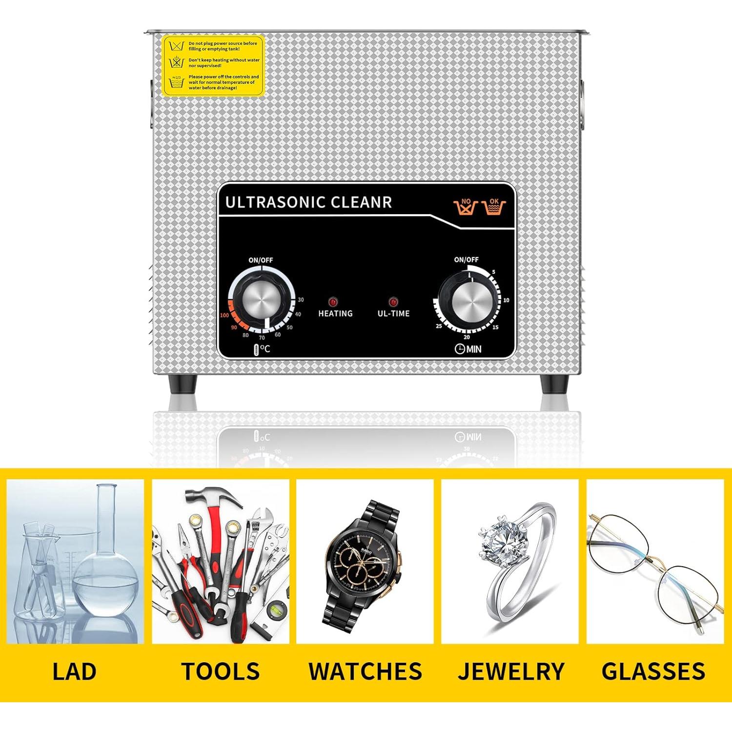 Limpiador Ultrasónico ACMESONIC 10L 40kHz con Calentador