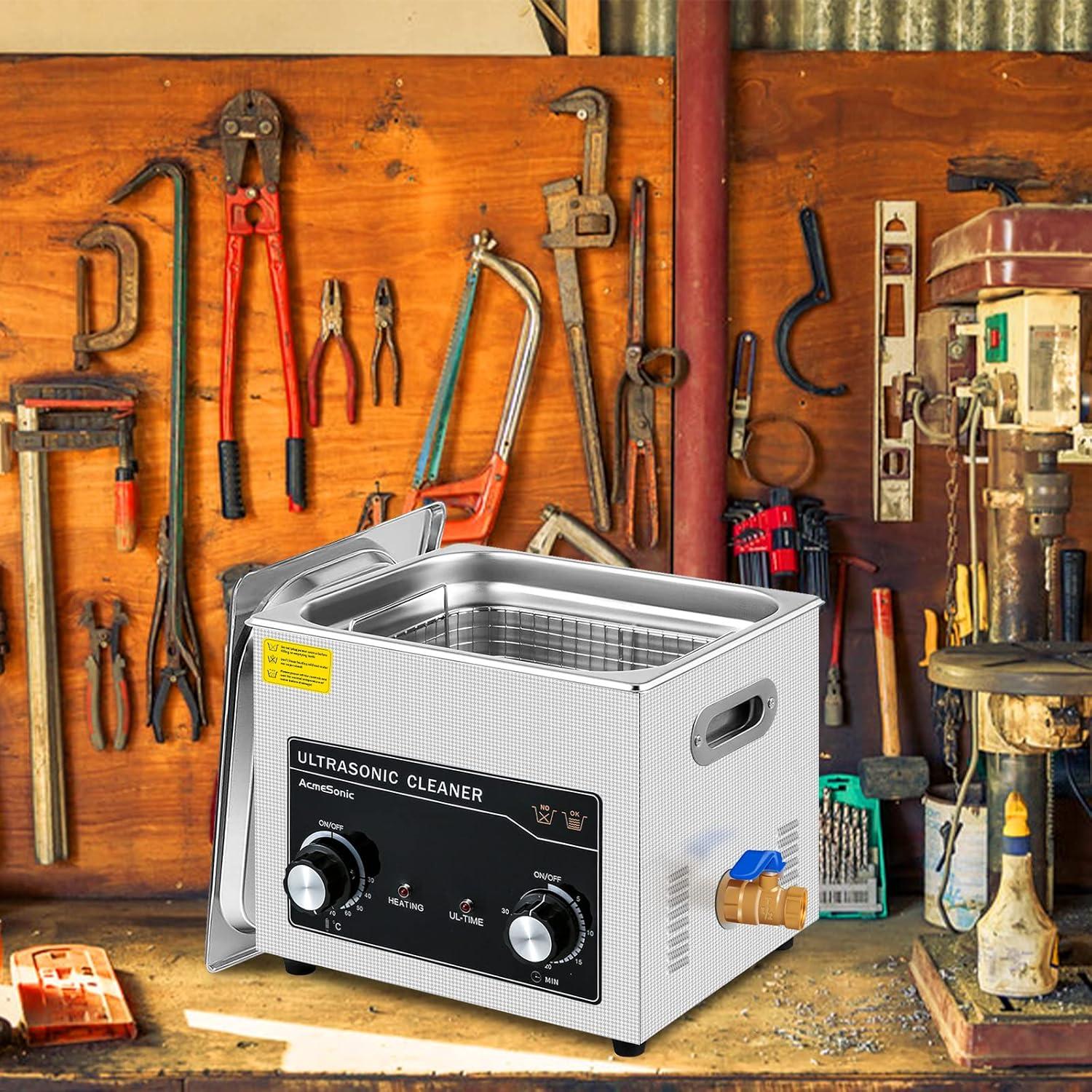 Limpiador Ultrasónico ACMESONIC 10L 40kHz con Calentador