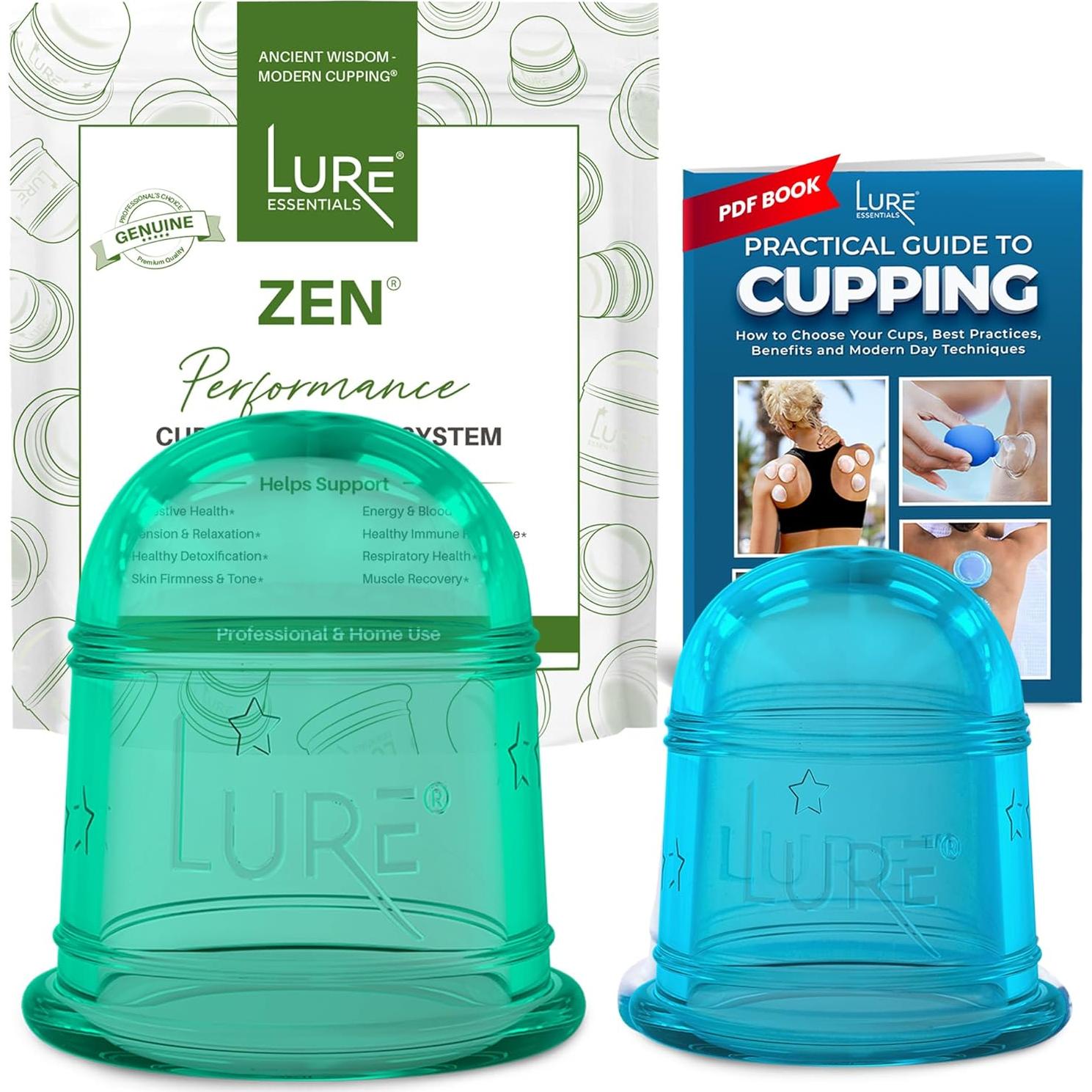 Silicone Cupping Therapy Set Beginner Massage Cupping Cups for Cupping Therapy Cup Kit for Massage, Myofascial Release, Cellulite Reduction
