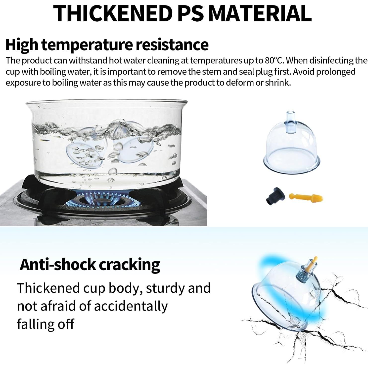 Kit de Ventosas Cupluw - 32 Copas para Masaje y Alivio
