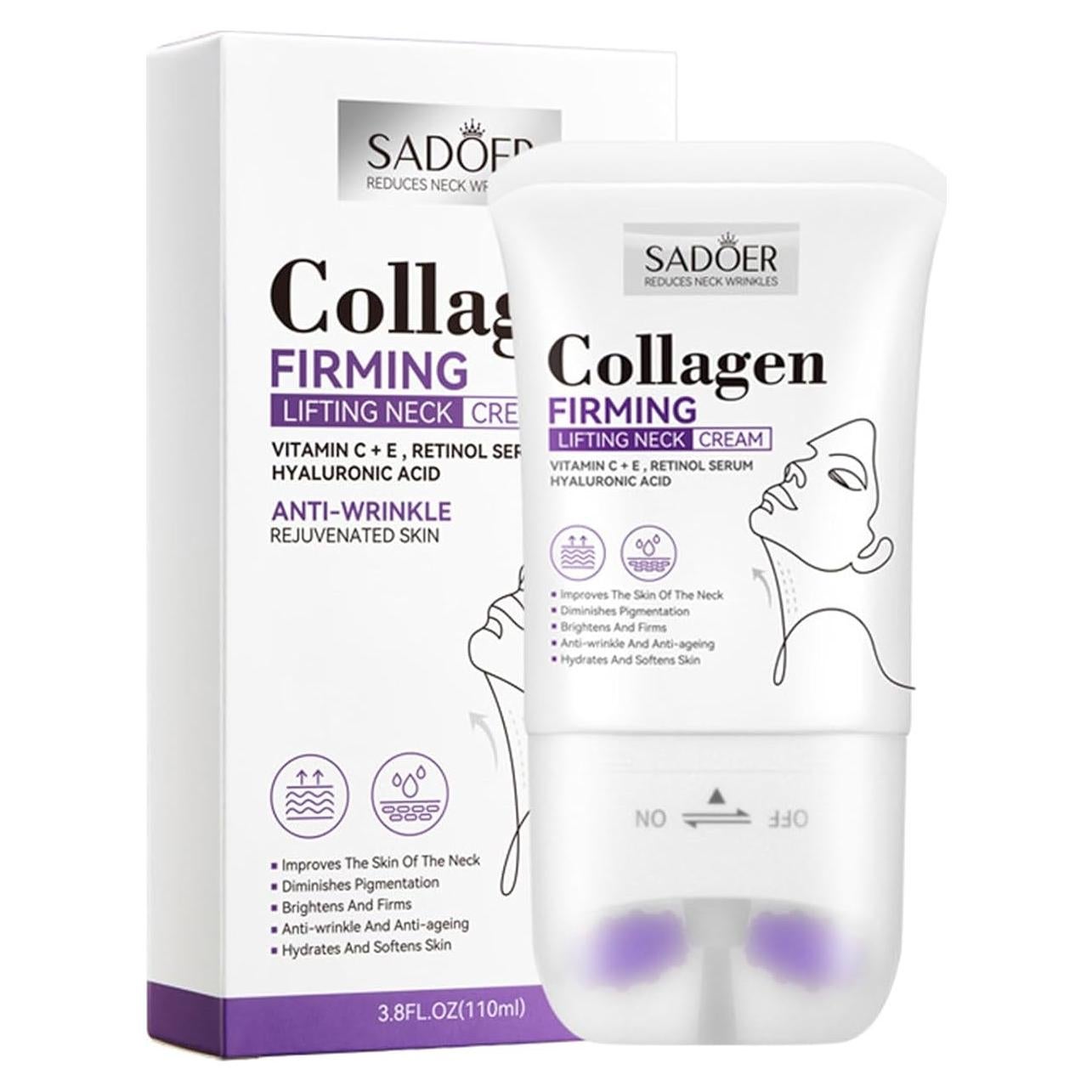 Crema para el Cuello CLY AMS con Rodillo Masajeador 170g