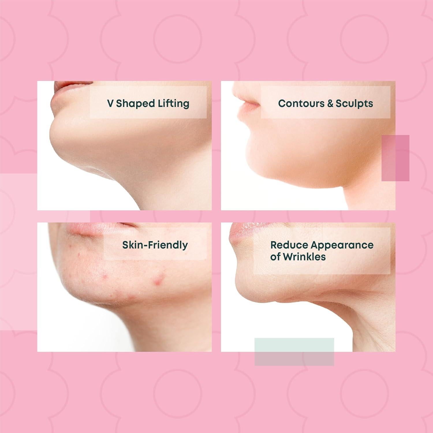 Máscara V de Elevación Facial Bayside para Doble Mentón