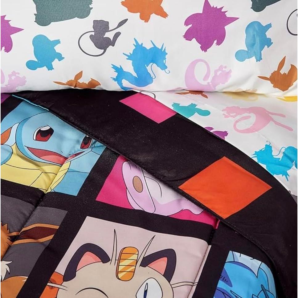 Juego de Cama Twin Pokémon Kanto 100% Poliéster Multicolor