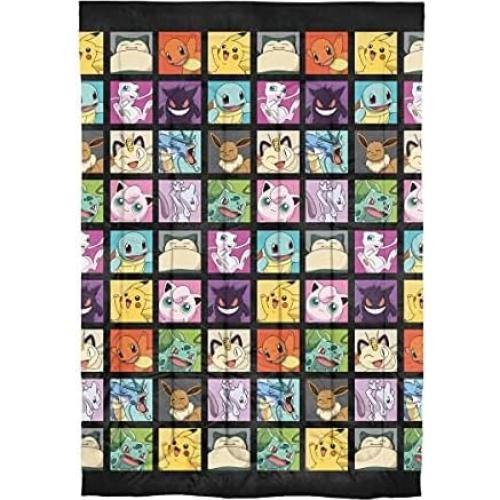 Juego de Cama Twin Pokémon Kanto 100% Poliéster Multicolor