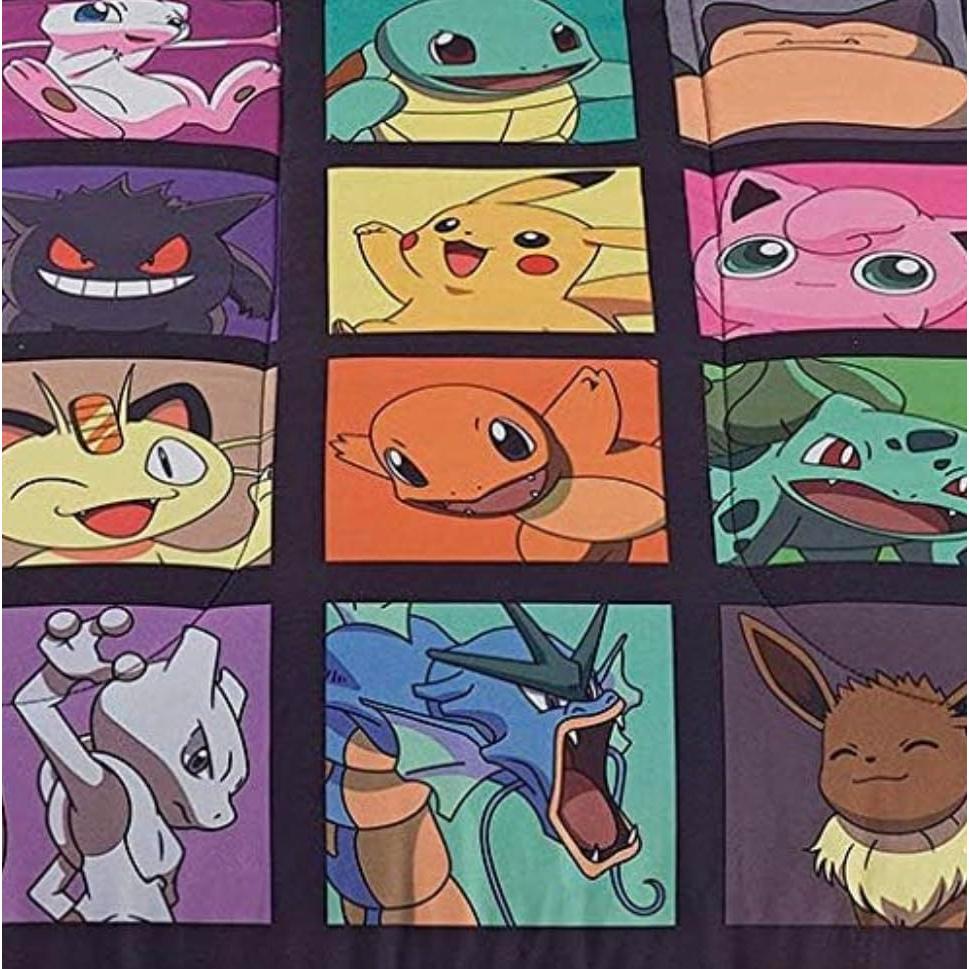 Juego de Cama Twin Pokémon Kanto 100% Poliéster Multicolor