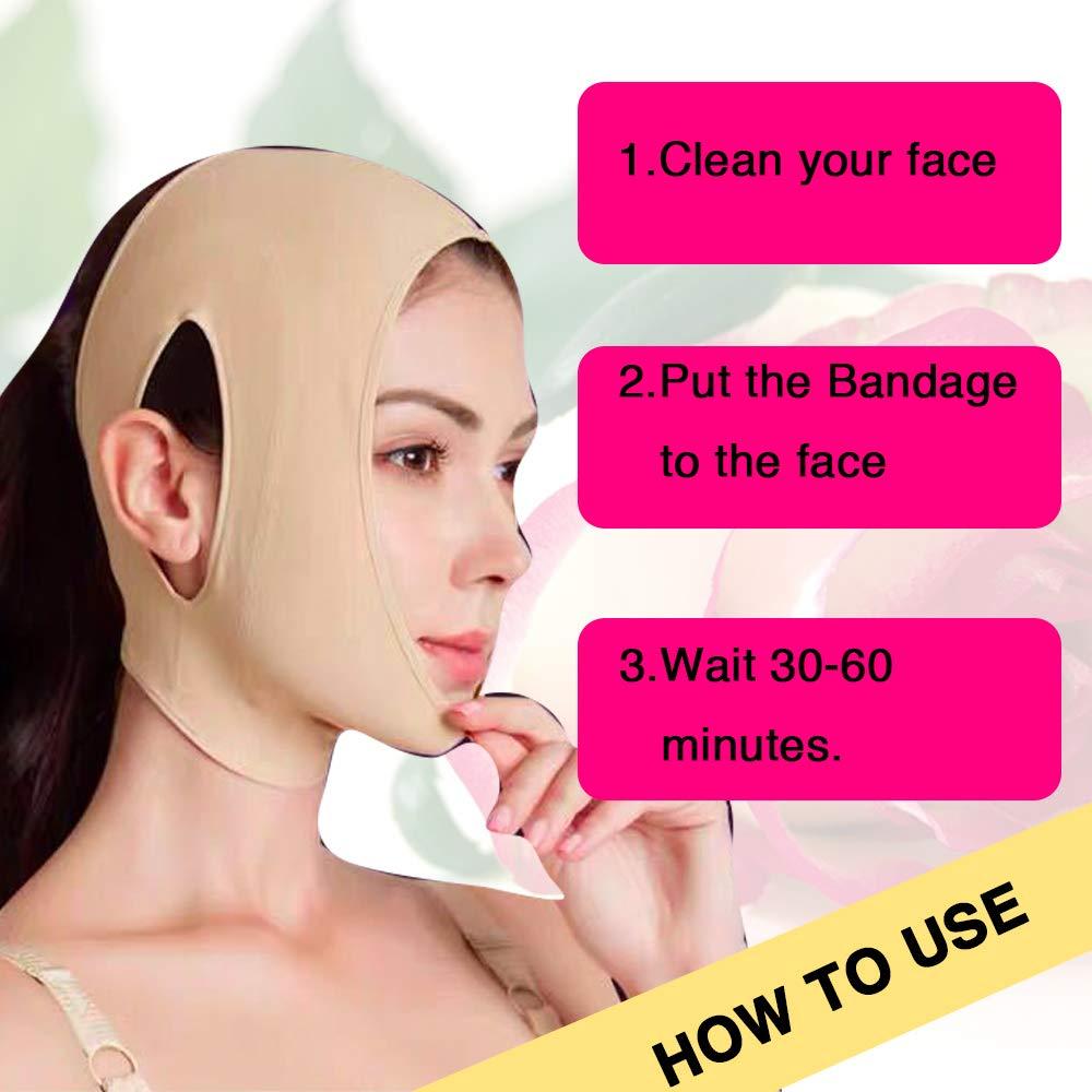 Cinta Reutilizable Antisnoring HERSONG para Doble Mentón L