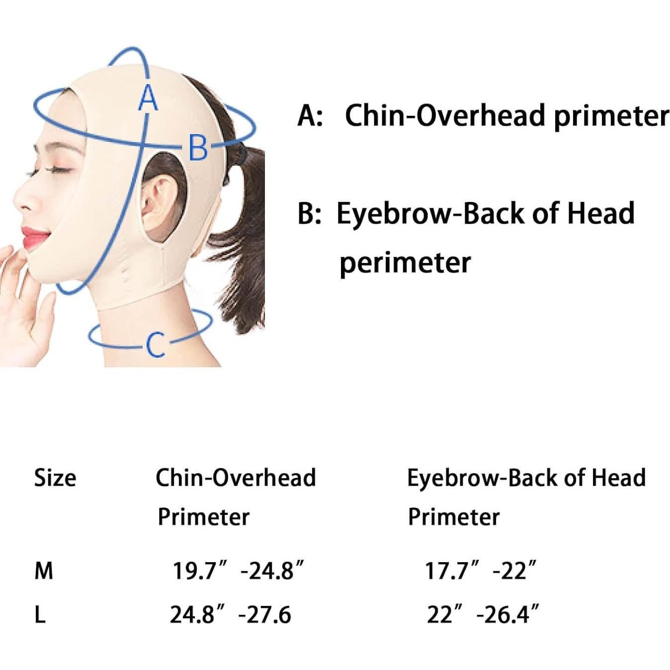 Cinta Reutilizable Antisnoring HERSONG para Doble Mentón L