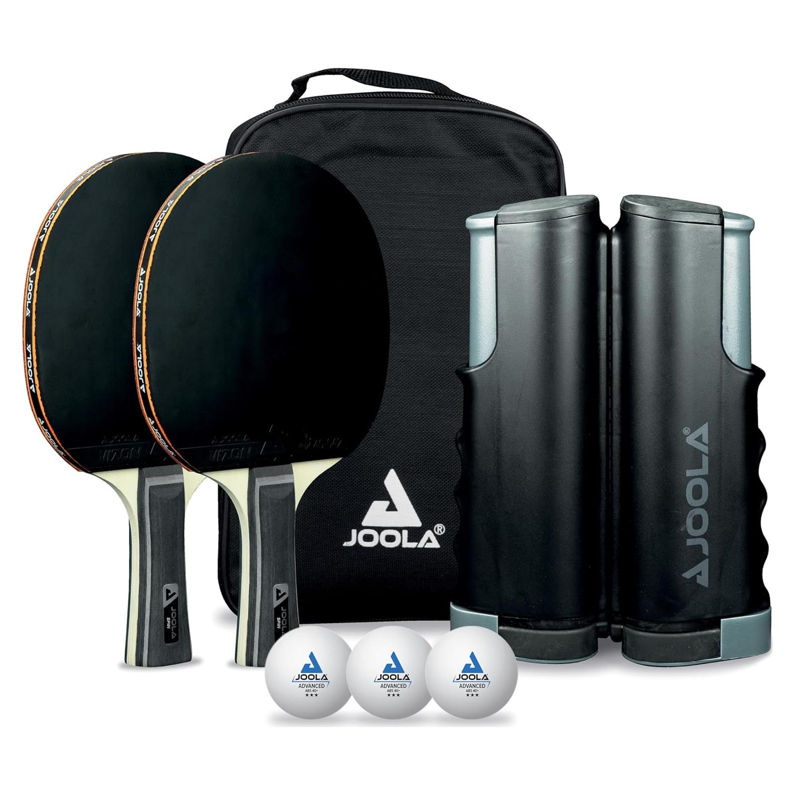 Set de Red y Raquetas de Tenis de Mesa JOOLA Deluxe - Portátil
