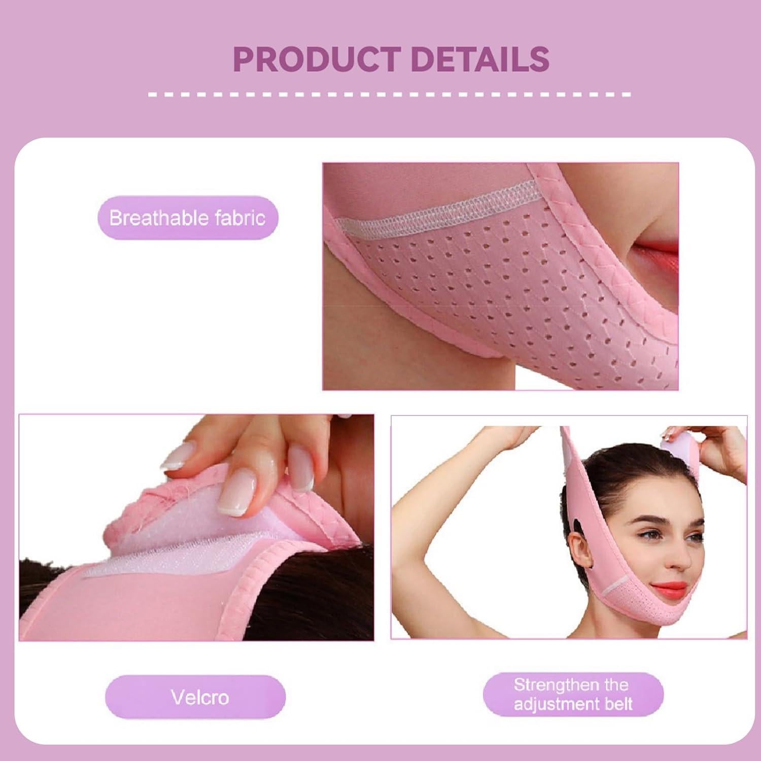 Correa Facial Reutilizable Yumo para Doble Barbilla y Mandíbula