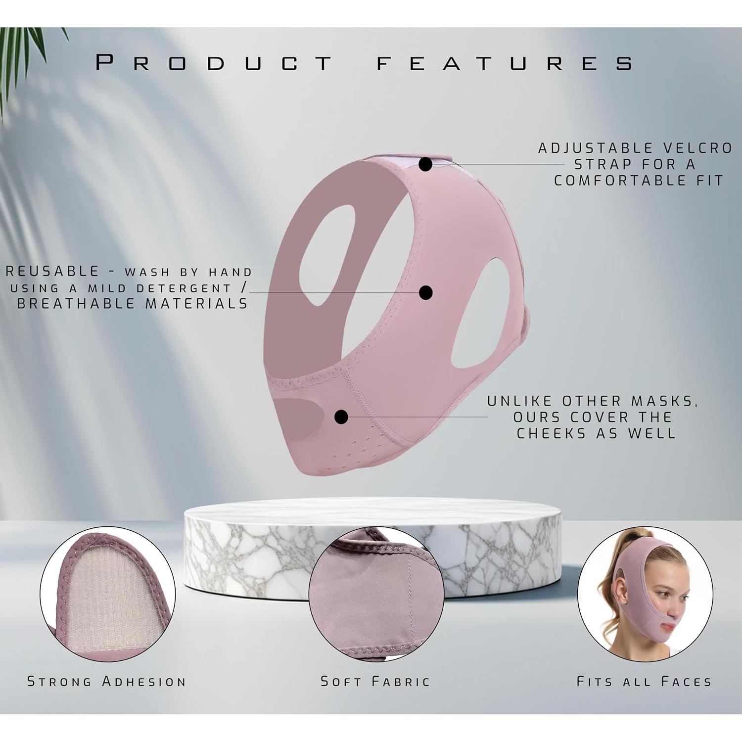 Máscara Levantamiento V DN Delightful Ne'am para Doble Mentón