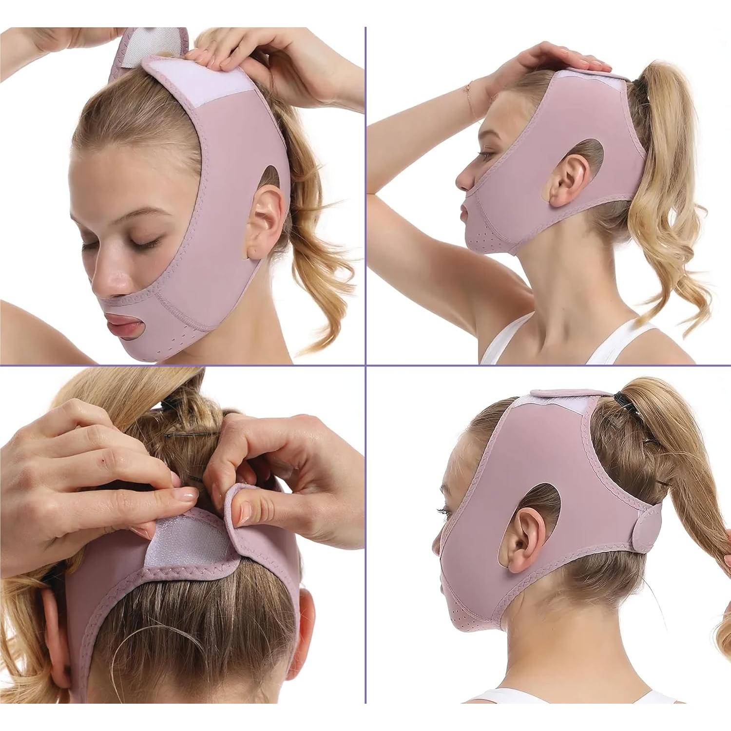 Máscara Levantamiento V DN Delightful Ne'am para Doble Mentón