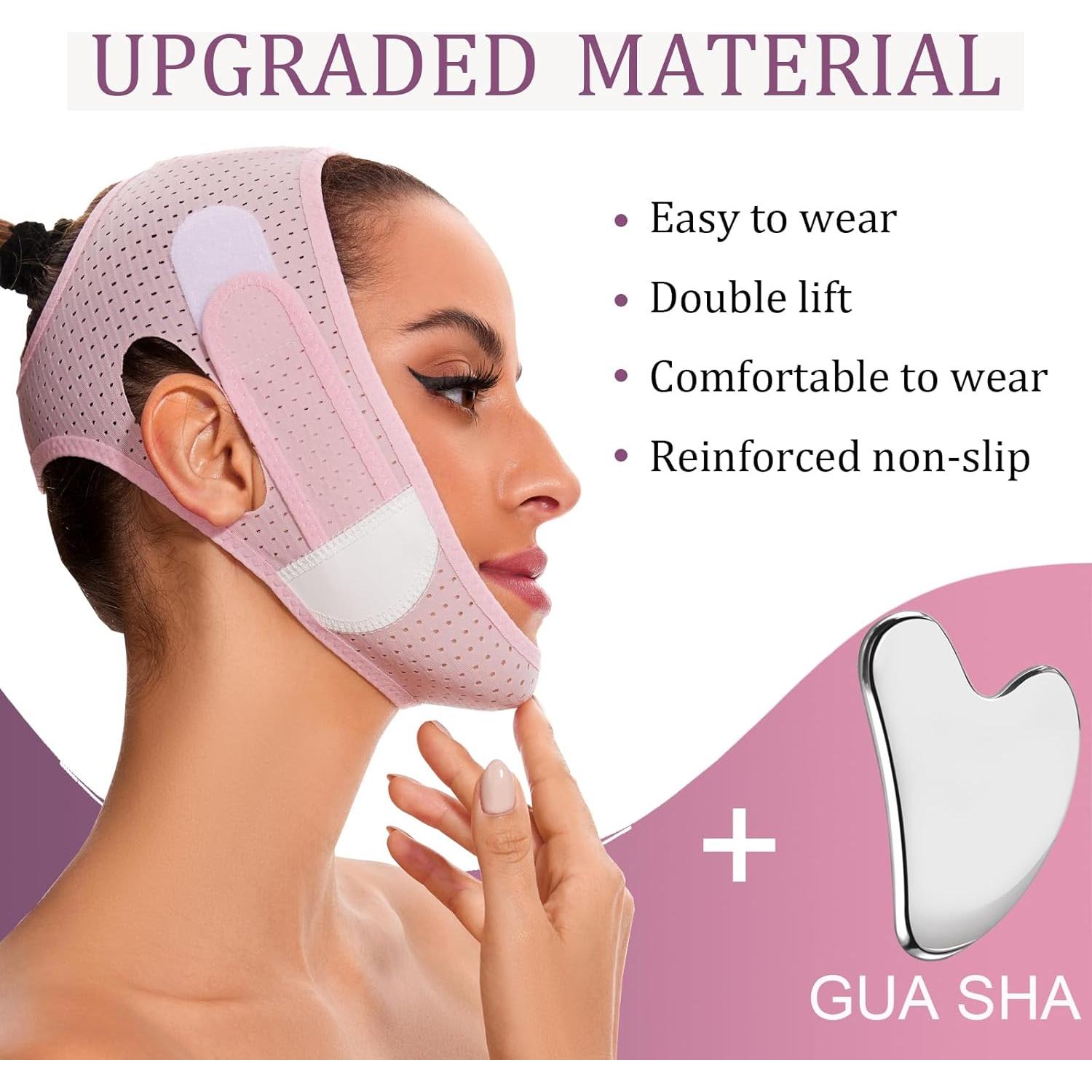 Mascarilla V Strap EDCBMB Correa de Barbilla para Dormir