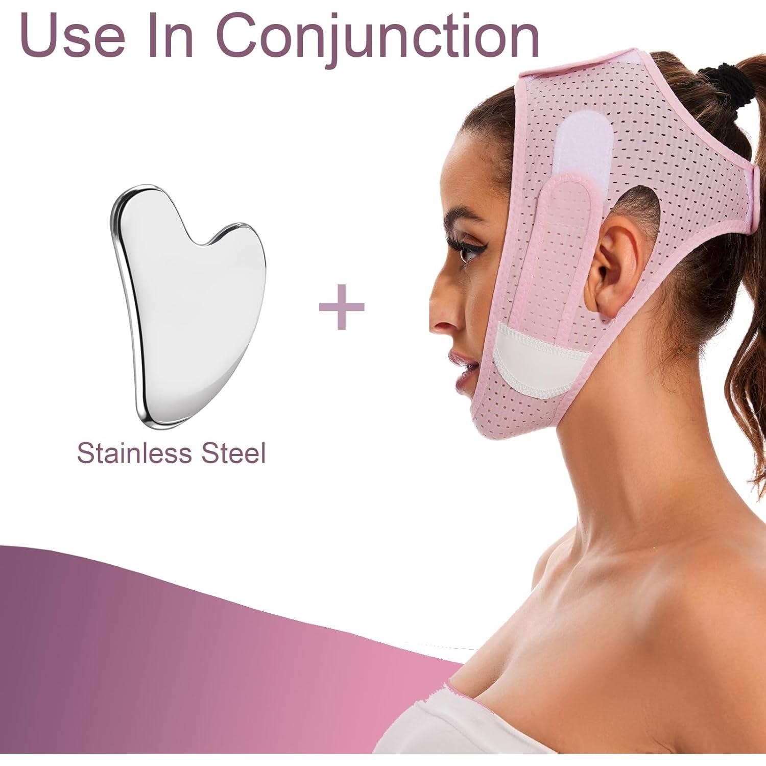 Mascarilla V Strap EDCBMB Correa de Barbilla para Dormir