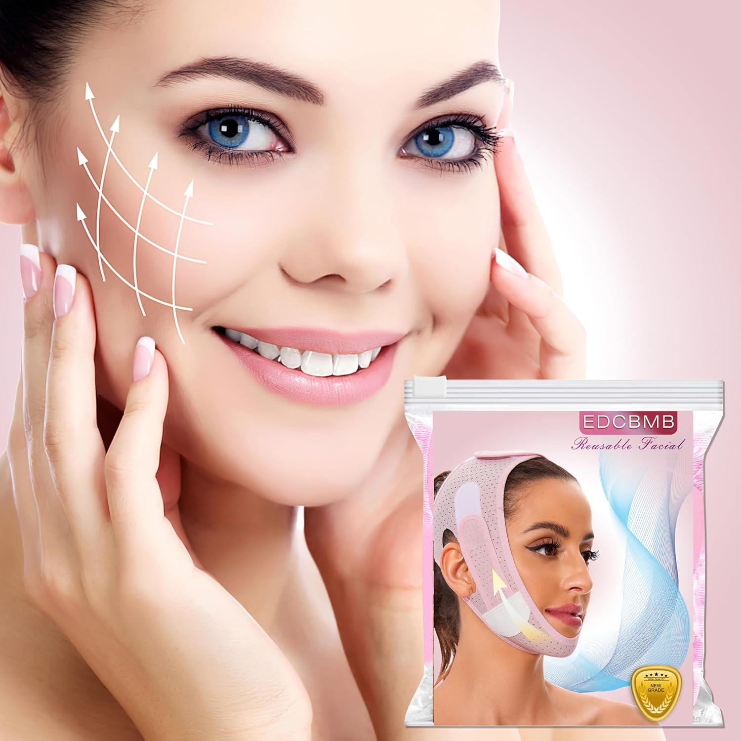 Mascarilla V Strap EDCBMB Correa de Barbilla para Dormir