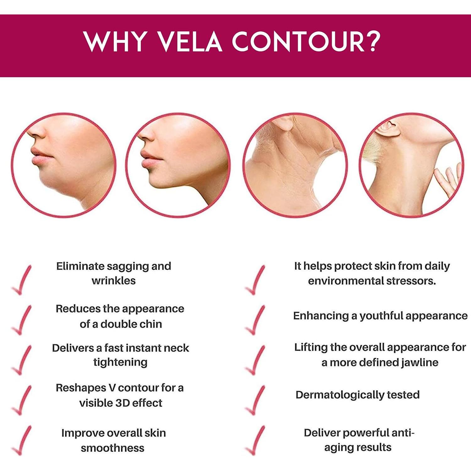 Mascarilla Facial ANACIS V-Line para Doble Barbilla y Cuello