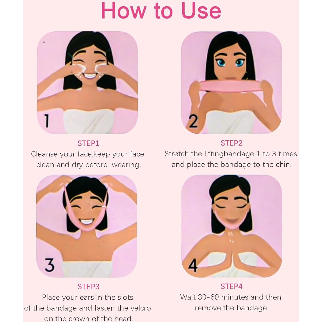 Reductor de Papada Wasungal Máscara Facial Ajustable