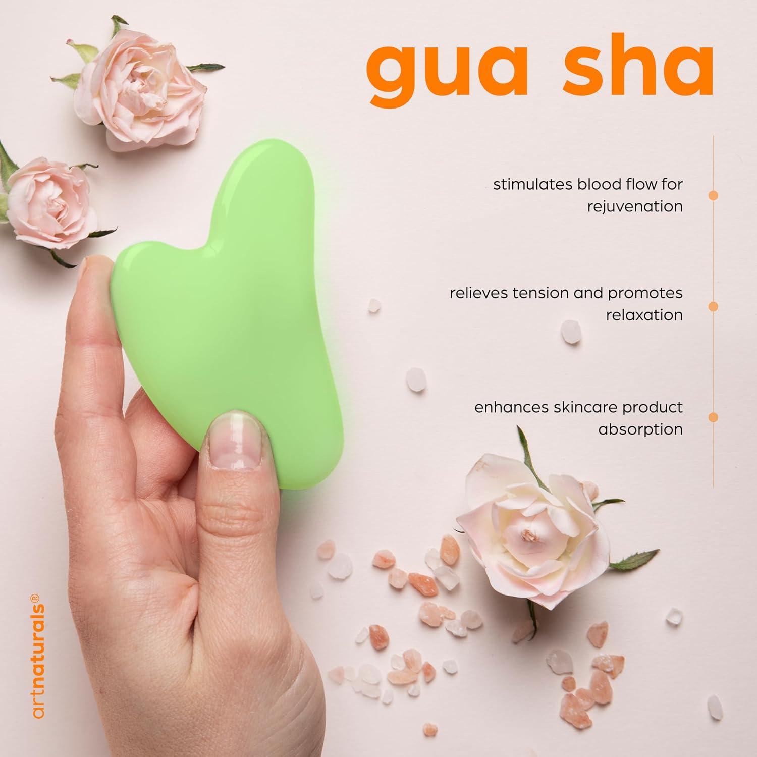 Aceite Bio de Vitamina E ArtNaturals 248ml + Set Gua Sha