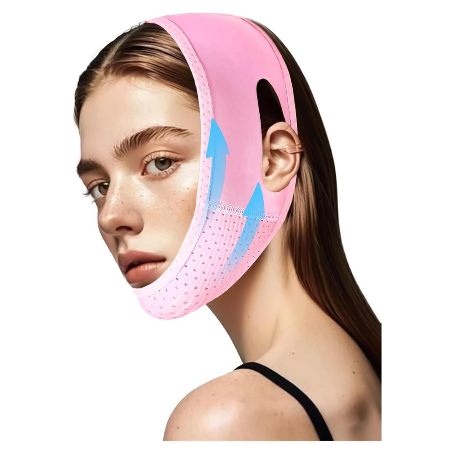 Reductor de Papada Wasungal Máscara Facial Reutilizable Rosa