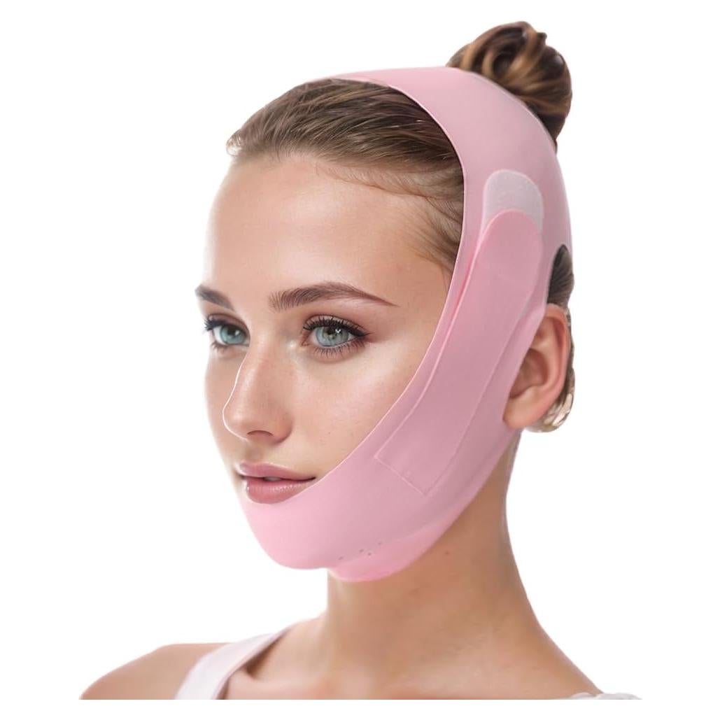 Mascarilla V Line Lifting Loske Rosa para Contorno Facial