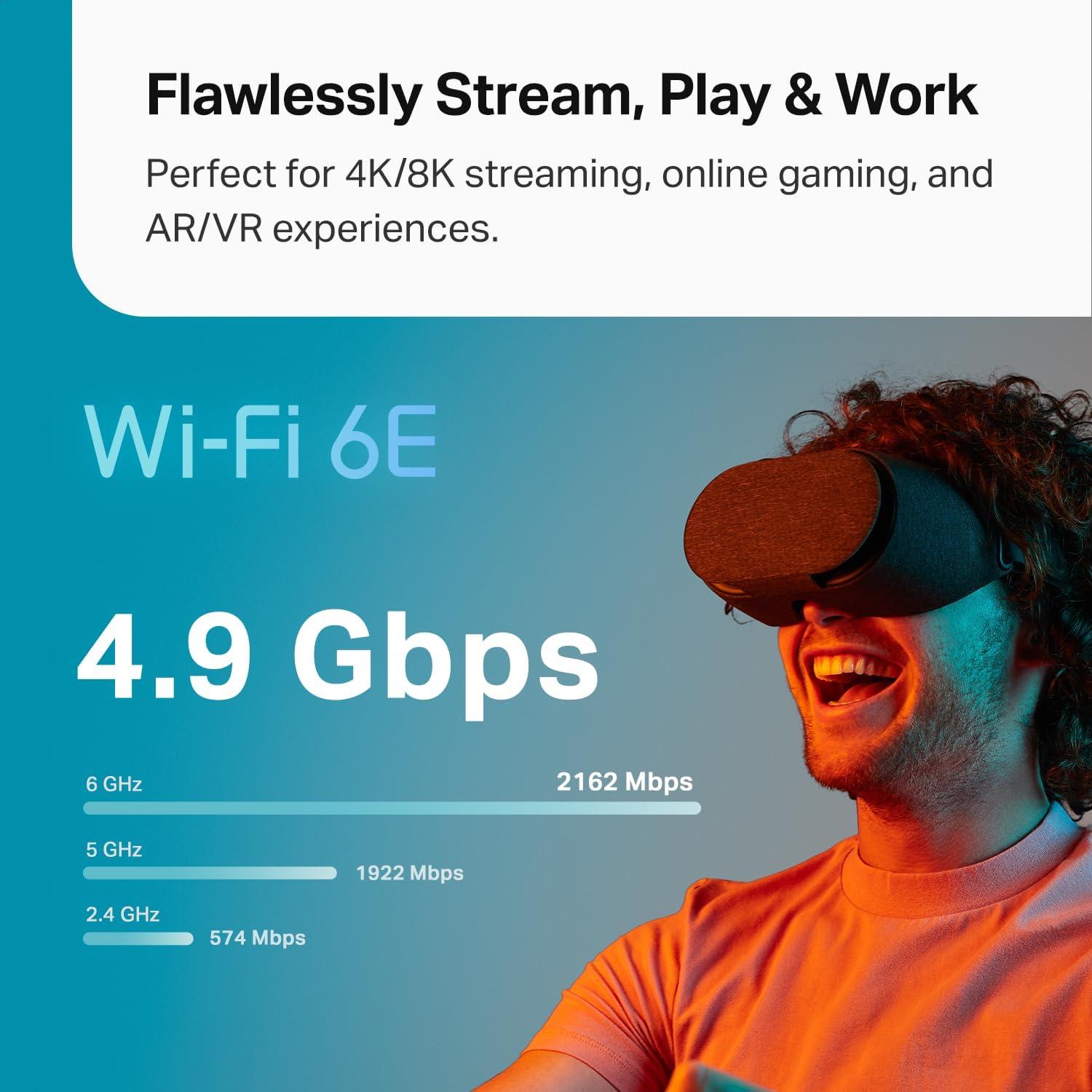 Router Mesh TP-Link Deco XE70 Pro WiFi 6E 4.9 Gbps