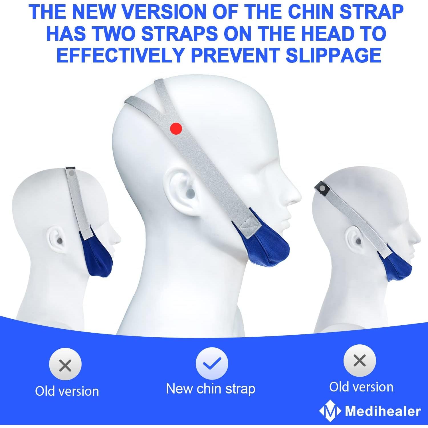 2 Correas Antisnoring Medihealer para Barbilla Ajustables