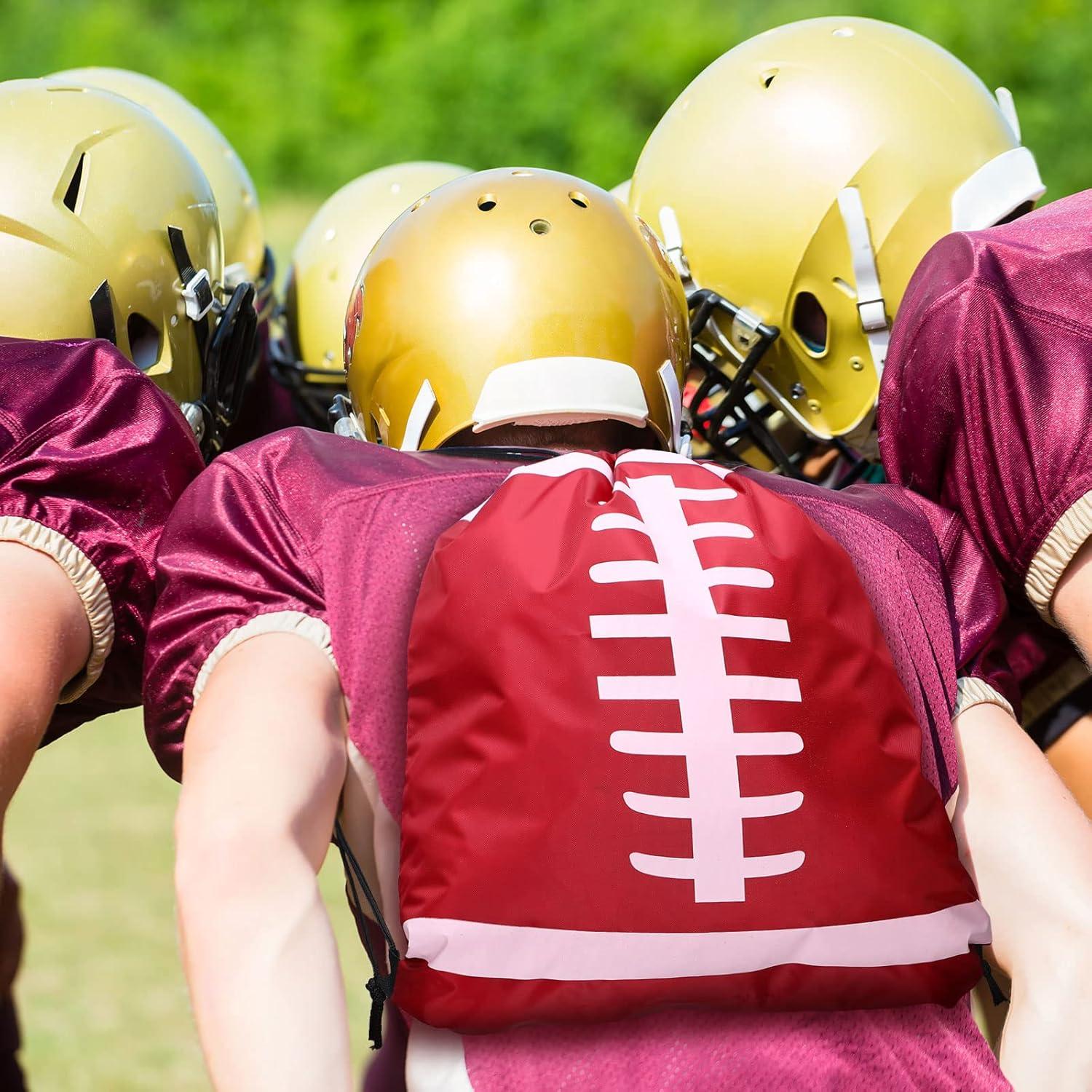 Mochilas de Cierre de Cordón Shappy 6 Pcs Fútbol 43x33 cm
