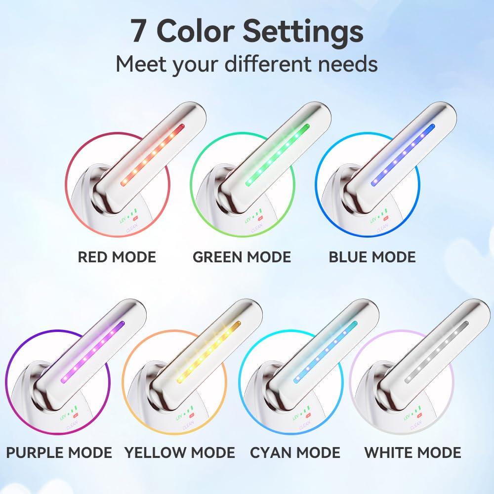 Masajeador Facial Ihelol 7 en 1 con Vibración y Calor