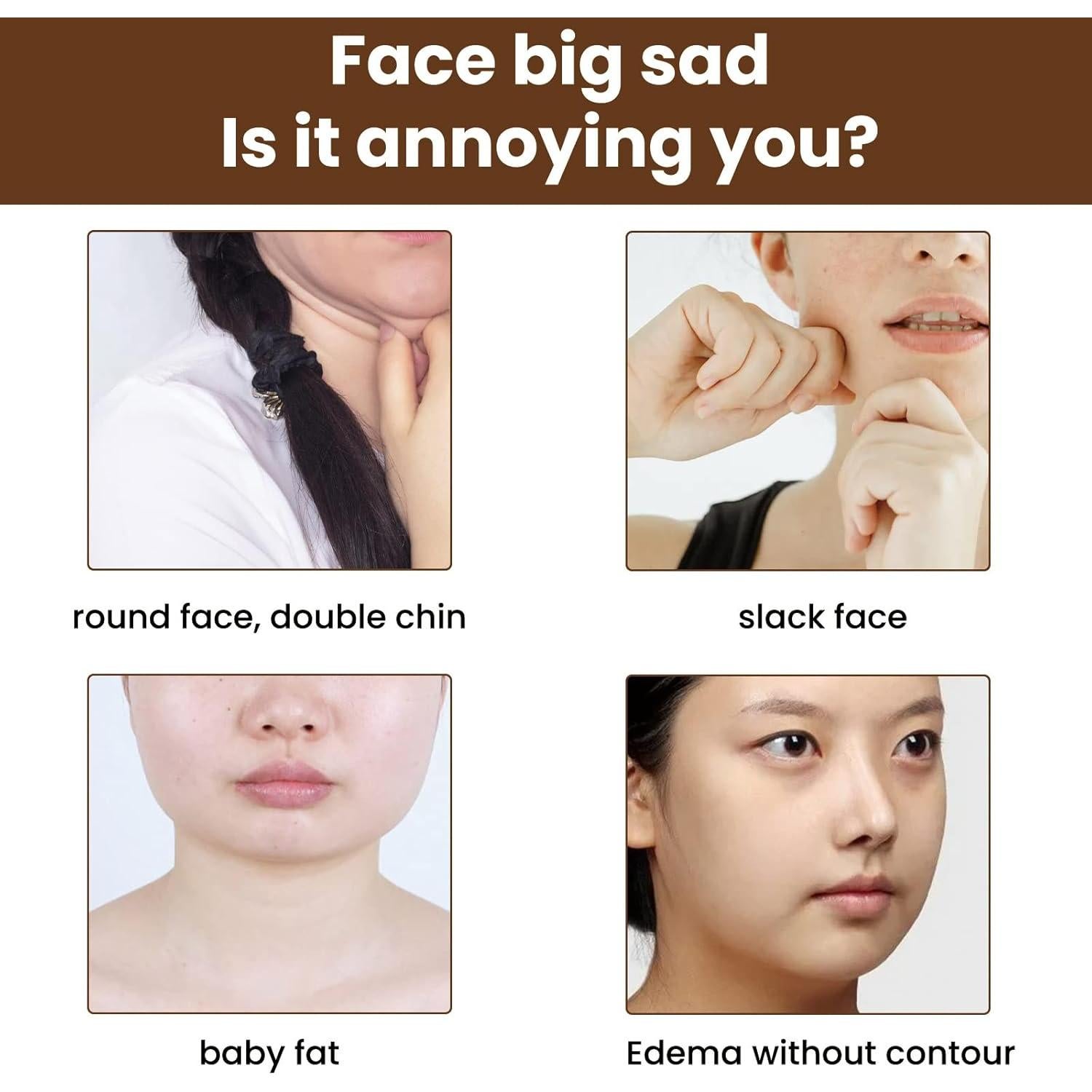 Mascarilla V Line Lifting Felico - 5 Piezas Hidrogel Colágeno