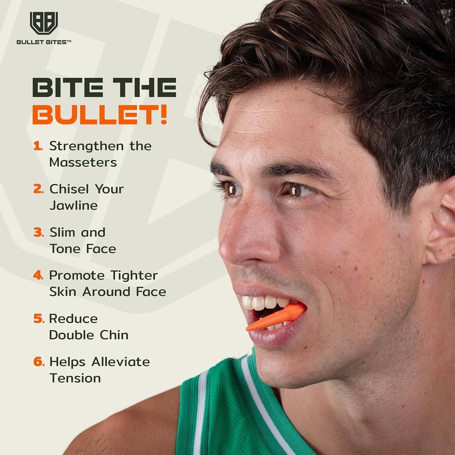 Ejercitador de Mandíbula BULLET BITES - Kit de Inicio 6 Piezas